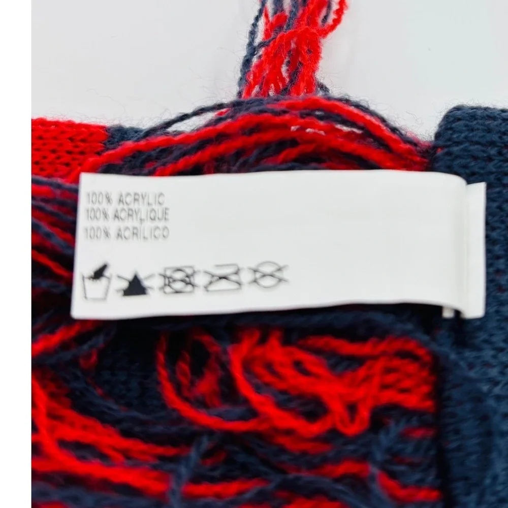 Nike US Soccer National Team Scarf NWT 2010 World Cup Reversible USA Knit